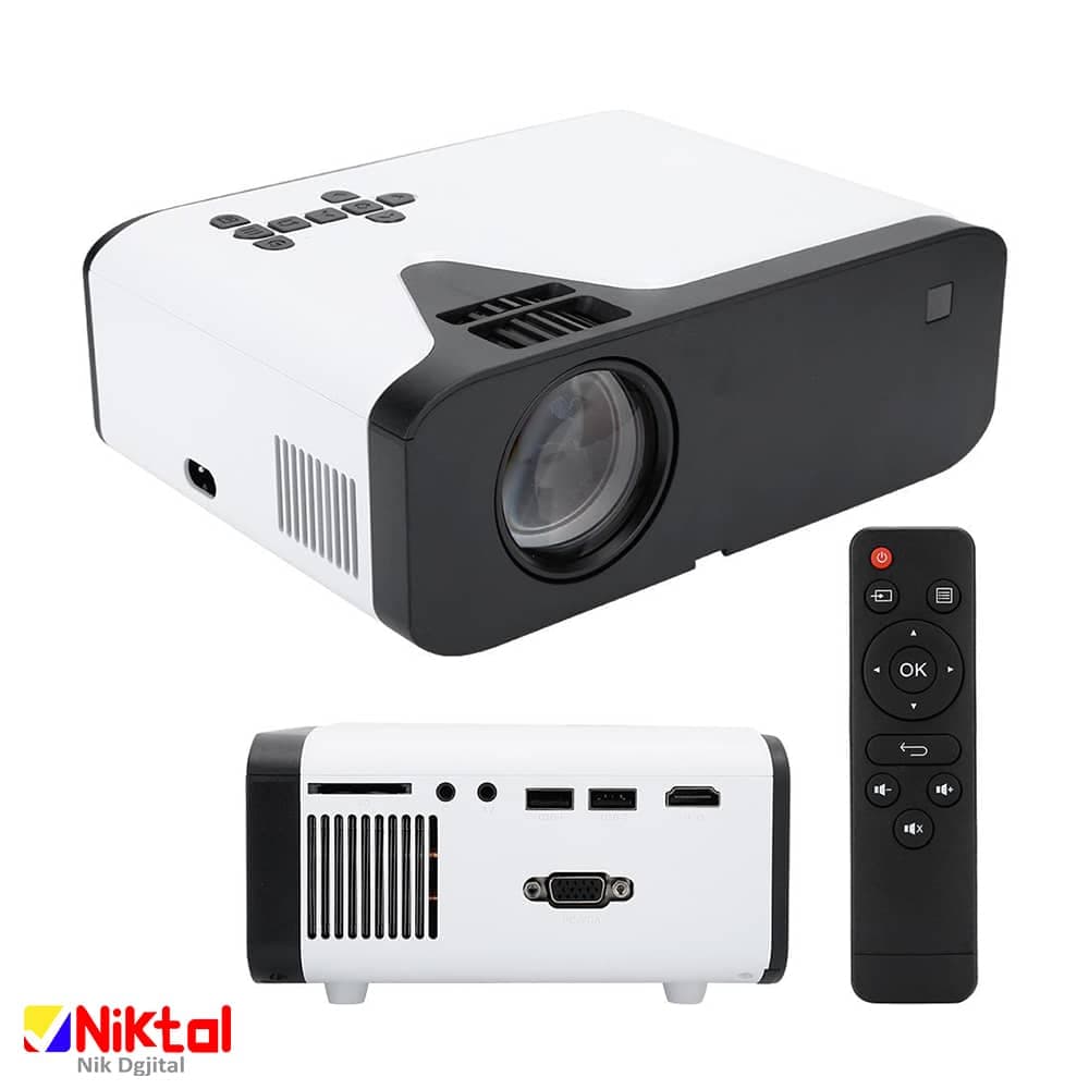 ویدئو پروژکتور UB20 LCD با پشتیبانی از WiFi، کیفیت Full HD 1080P
