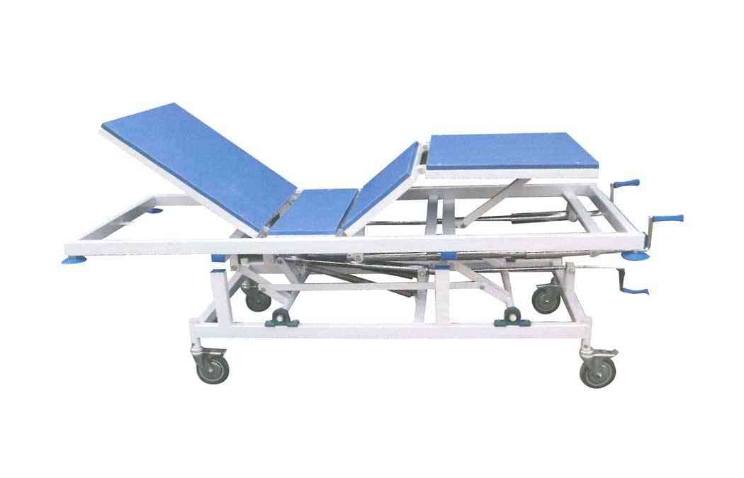 تخت سی پی ار CPR بیمارستانی سه شکن مدل تنظیم ارتفاع
