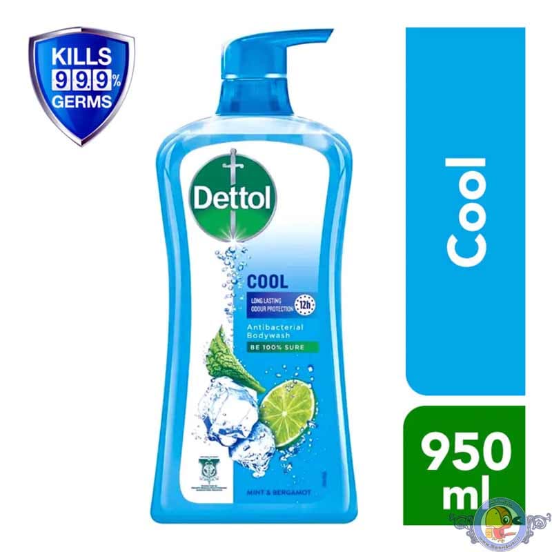 شامپو بدن پمپی آنتی باکتریال دتول مدل Cool icy mint — تصویر ۸