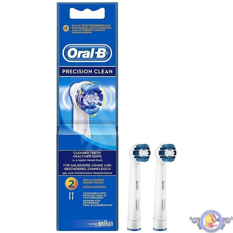 سری یدک مسواک برقی اورال-بی مدل Precision Clean بسته 2 عددی — تصویر ۲