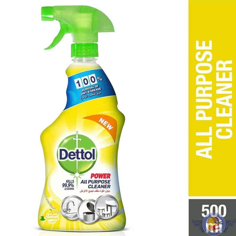 اسپری ضدعفونی کننده سطوح دتول مدل POWER ALL PURPOSE CLEANER حجم 500ml — تصویر ۷