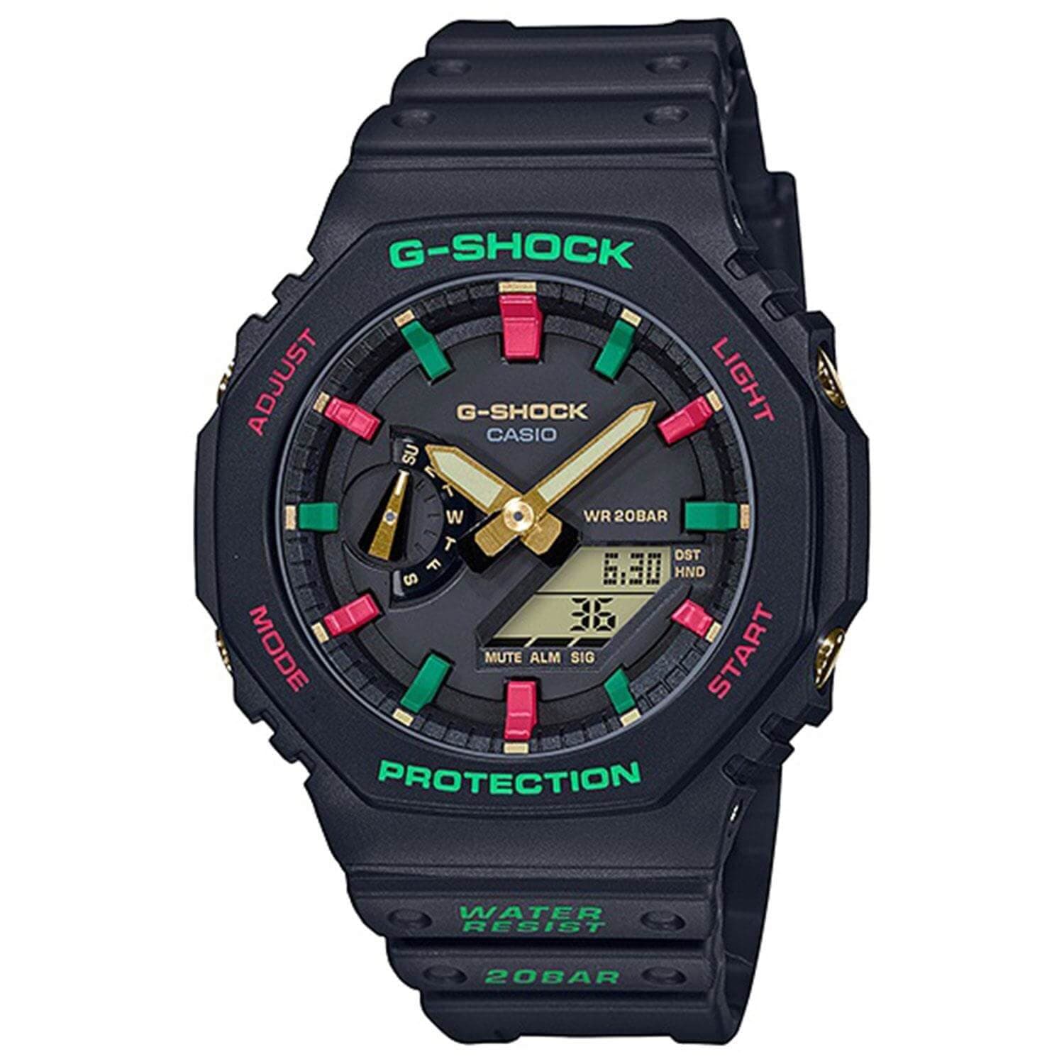 ساعت مچی مردانه کاسیو جی شاک مدل GA-2100TH-1A — تصویر ۶