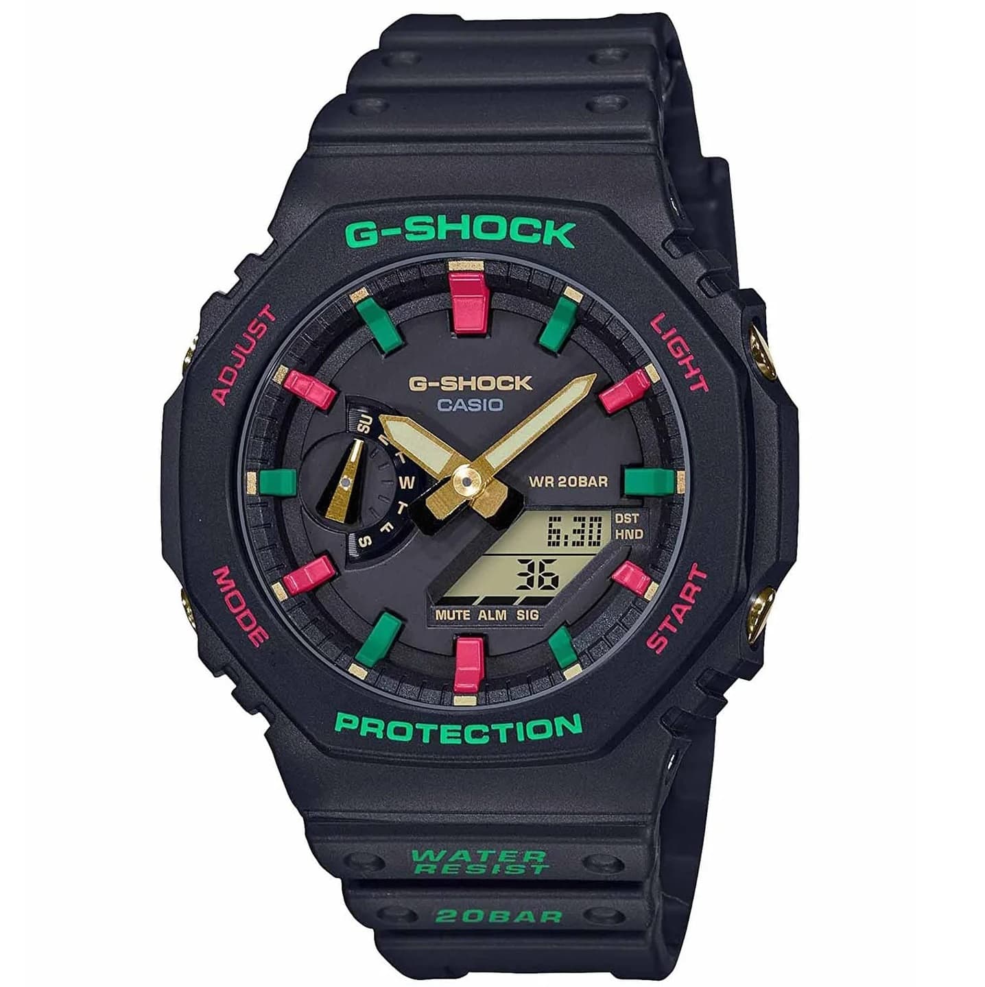 ساعت مچی مردانه کاسیو جی شاک مدل GA-2100TH-1A