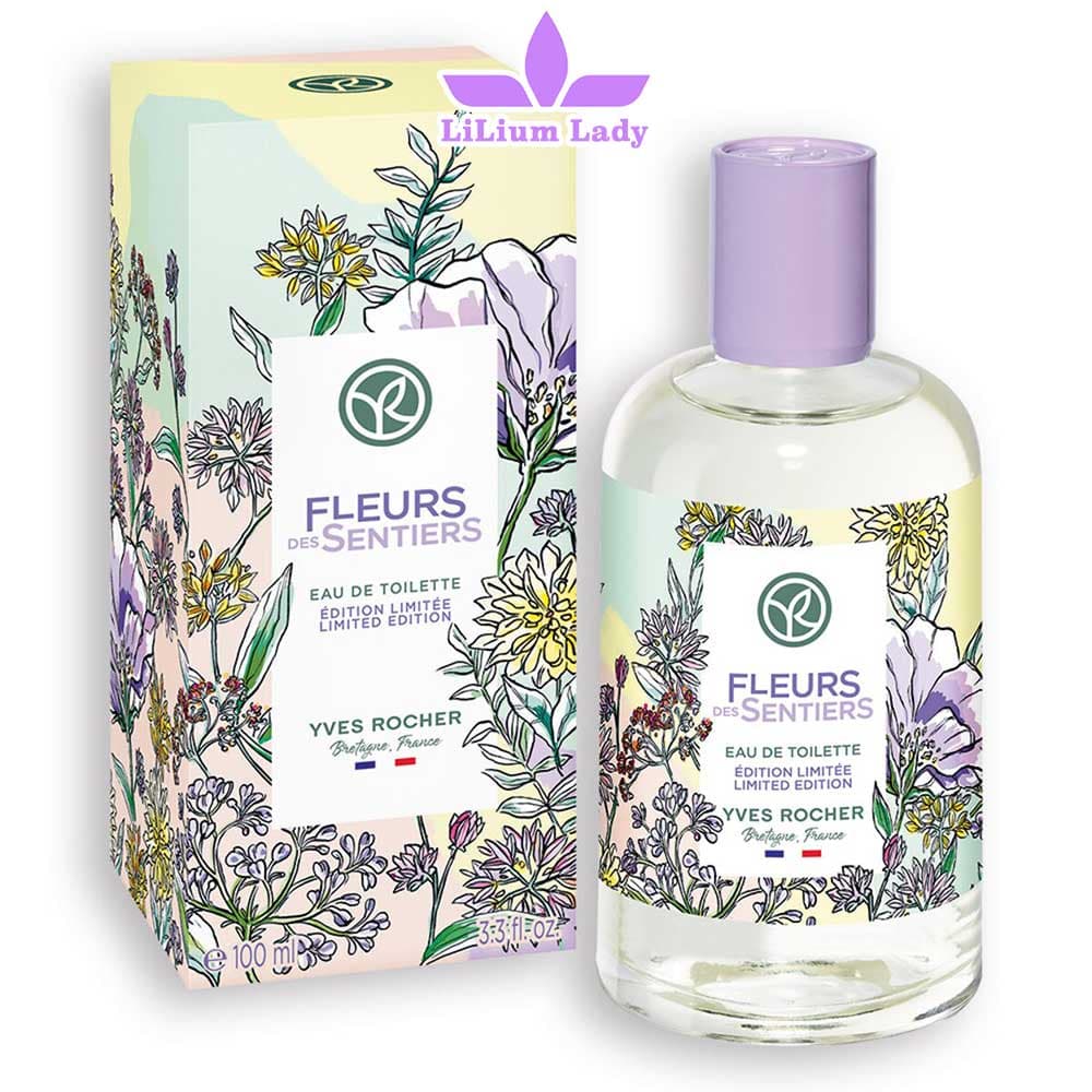 عطر گل های بهاری ایوروشه مدل Fleurs des Sentiers
