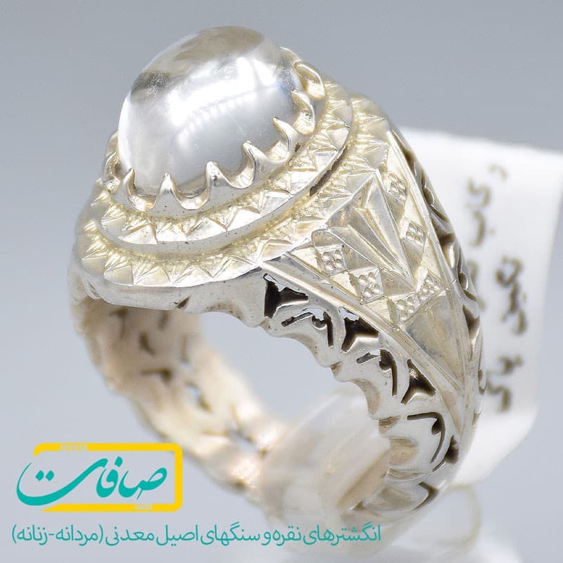 انگشتر درّ نجف مردانه «کد 3139» — تصویر ۷