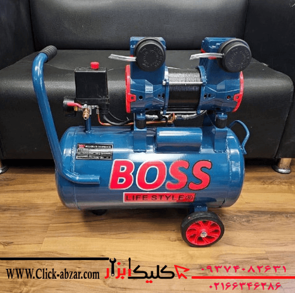 کمپرسور باد 50 لیتری سایلنت باس مدل 50L — تصویر ۴