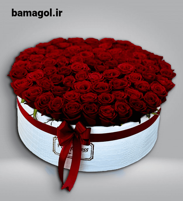 باکس ولنتاین گرد رز کیفیت A کد 1077