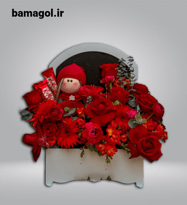 باکس ولنتاین رز ژربرا کد1073