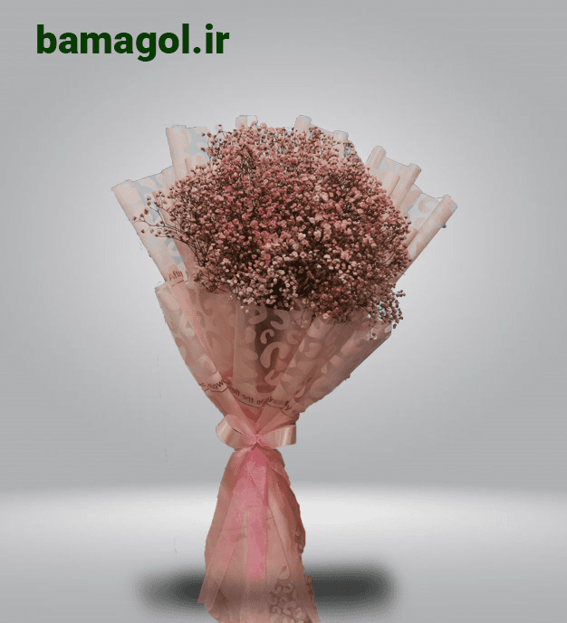 دسته گل ژیپسوفیلیا صورتی ملیح کد 0044 — تصویر ۲