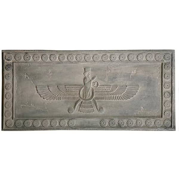 کتیبه فروهر با گل لوتوس کد FG260 — تصویر ۲