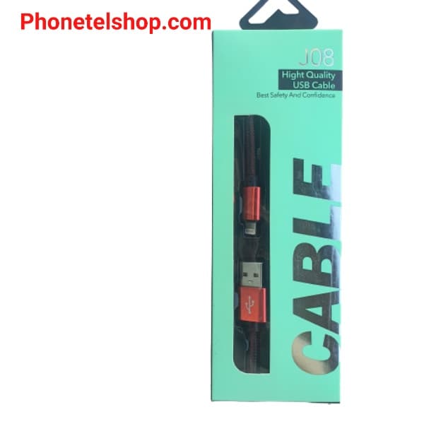 کابل کنفی آیفون 2 متری cable 2m iPhone j108