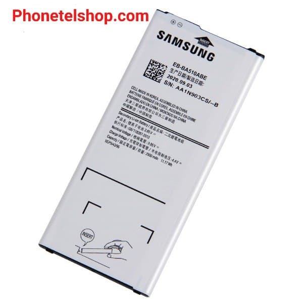 باتری گوشی موبایل سامسونگ A510 battery mobile Samsung EB-BA510ABE — تصویر ۳