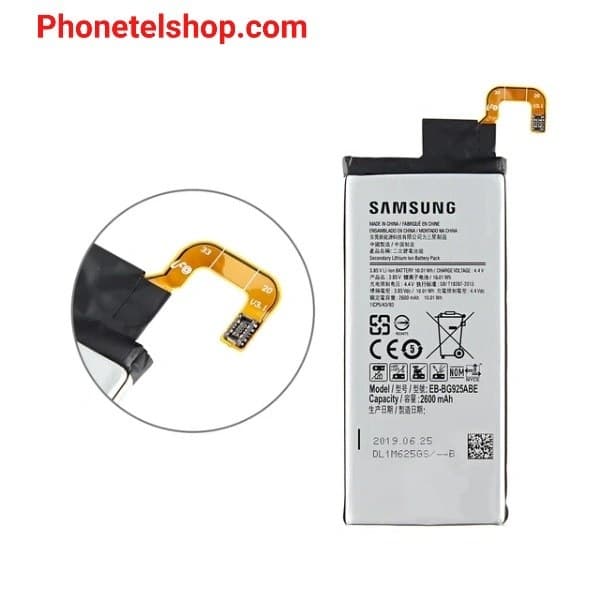 باتری گوشی موبایل سامسونگ S6 edge battery mobile Samsung EB-BG925ABE