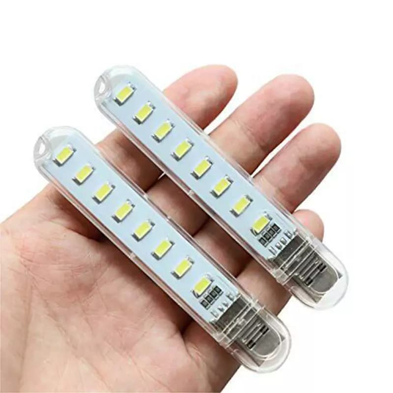 چراغ USB اضطراری 16LED مدل دو طرفه با قاب محافظ — تصویر ۷