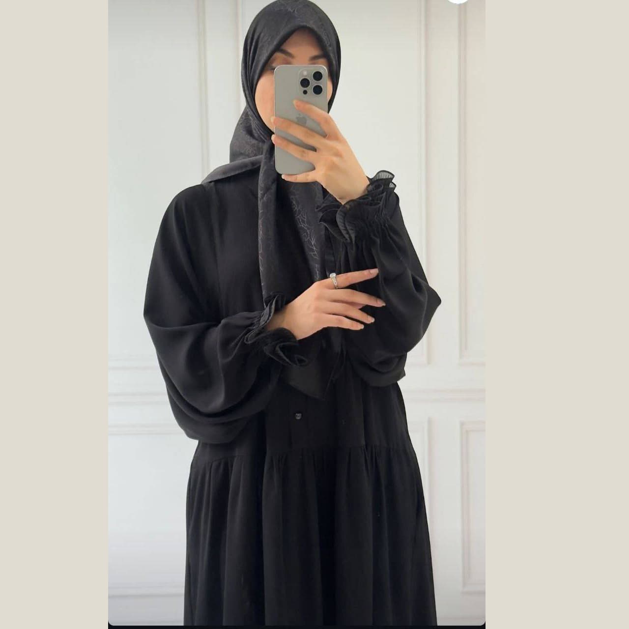 عبا مشکی کریشه