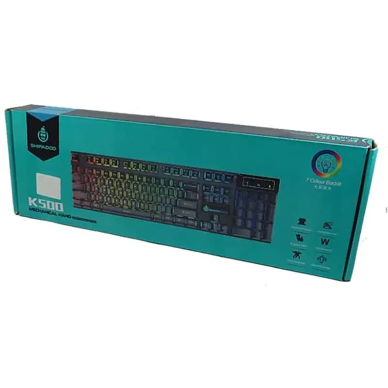 کیبورد سیم دار گیمینگ SHIPADOO شیپادو مدل K500 — تصویر ۱۲