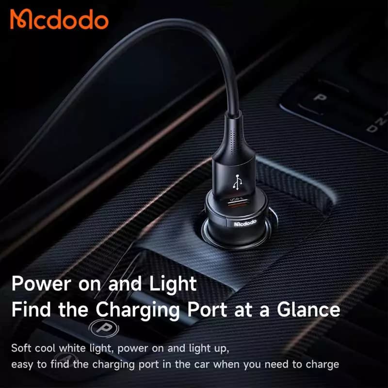 شارژر فندکی فست شارژ Mcdodo CC-232 QC3.0 PD 3A 33W — تصویر ۸