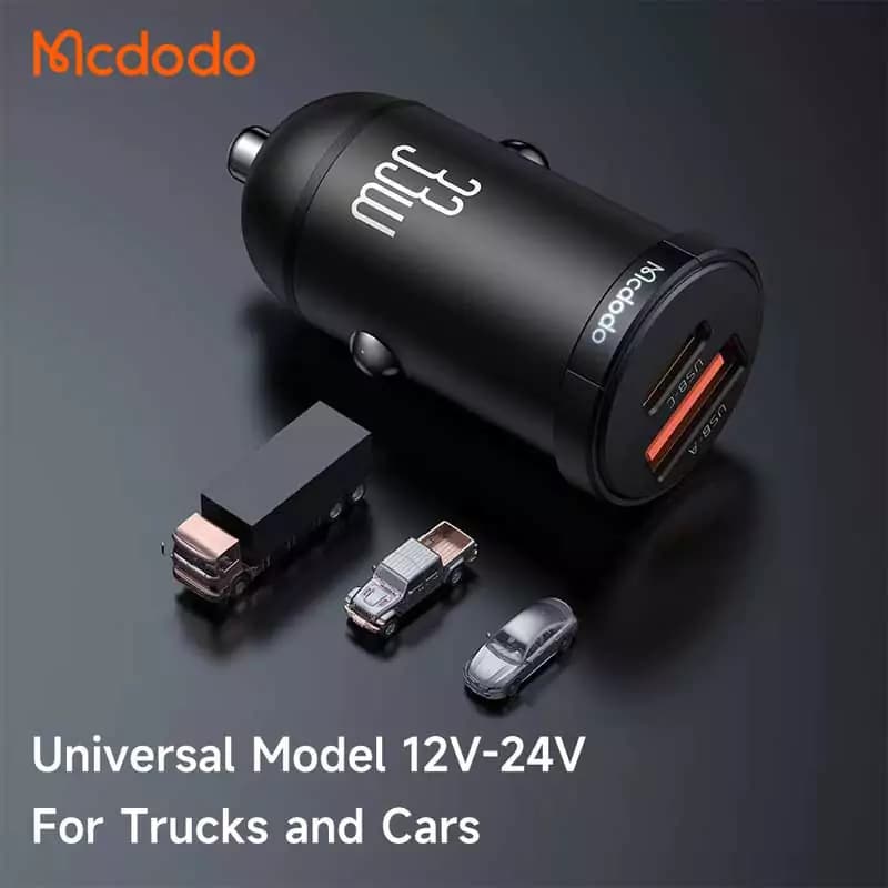شارژر فندکی فست شارژ Mcdodo CC-232 QC3.0 PD 3A 33W — تصویر ۹