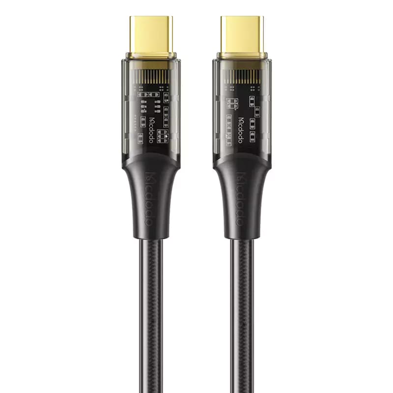 کابل تبدیل فست شارژ Mcdodo CA-2112 Type-C to Type-C 5A PD 100W 1.8m — تصویر ۳