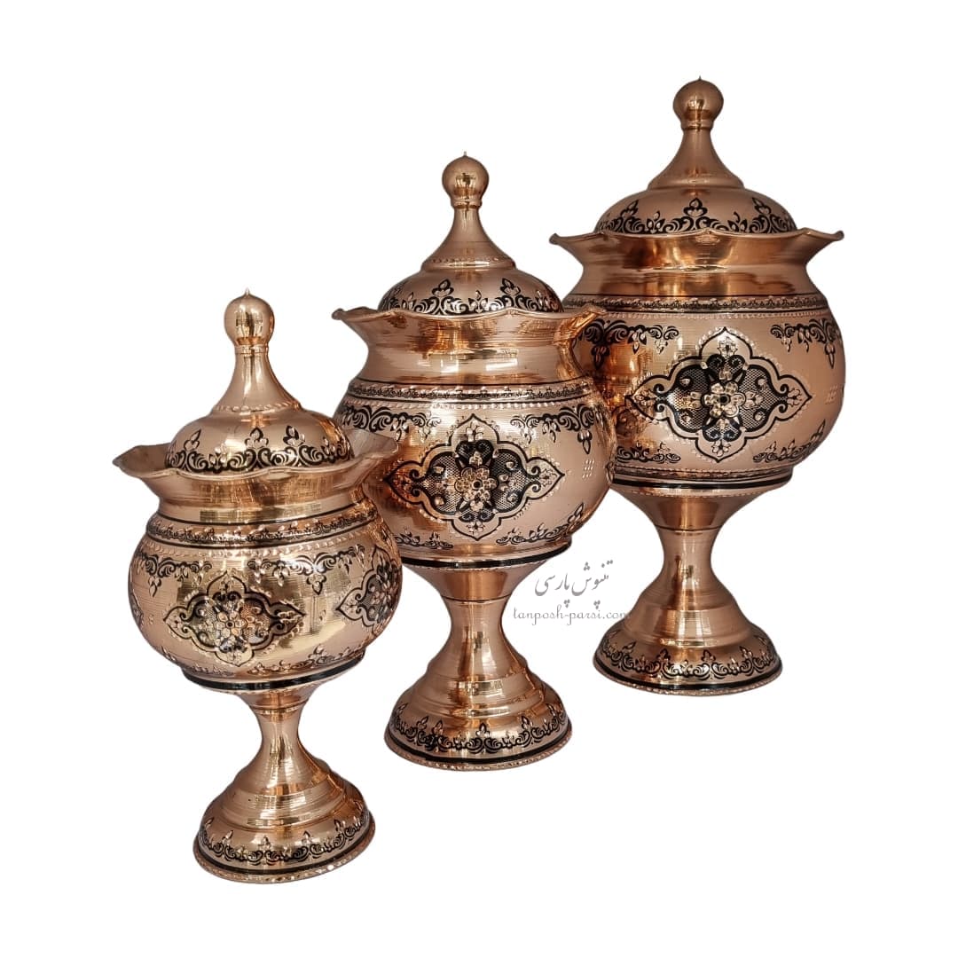 ست شکلات خوری الماس تراش پارسی