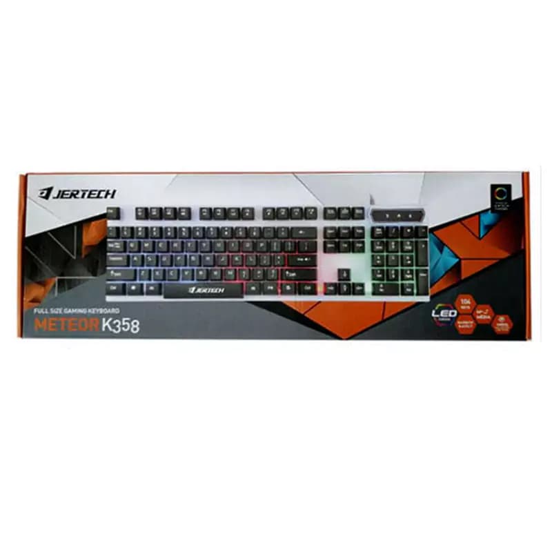 کیبورد گیمینگ سیم دار Jertech جرتک مدل METEOR K358 — تصویر ۱۱