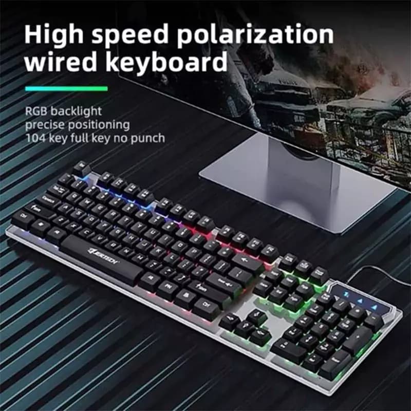 کیبورد گیمینگ سیم دار Jertech جرتک مدل METEOR K358 — تصویر ۵