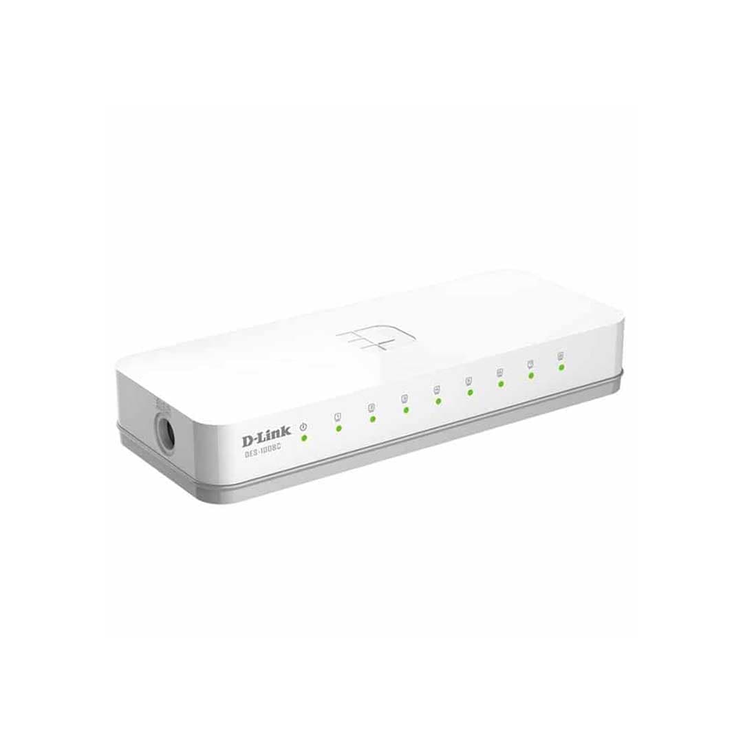 سوییچ دی لینک DLINK DES-1008C 8PORT SWITCH گارانتی