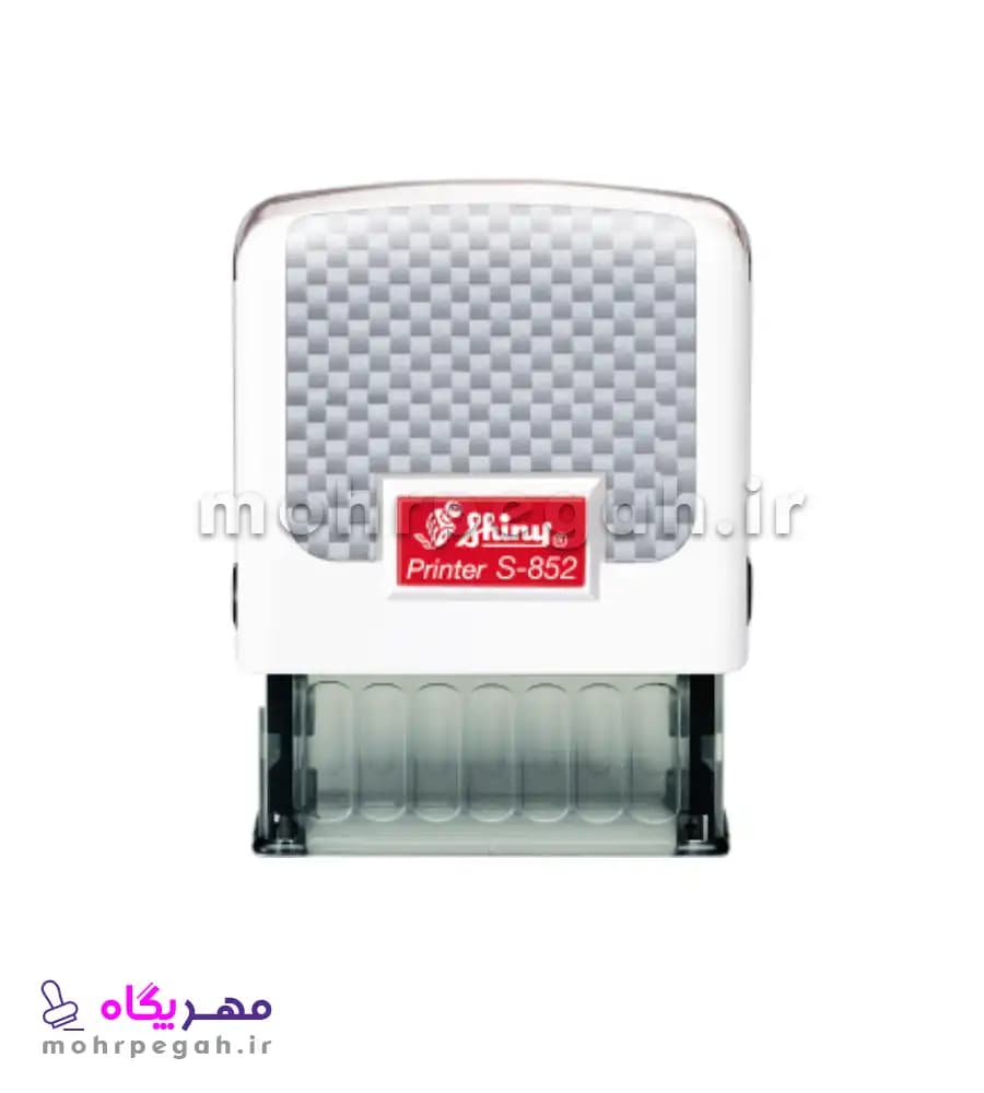 مهر ژلاتینی مستطیل Shiny S-852 — تصویر ۵