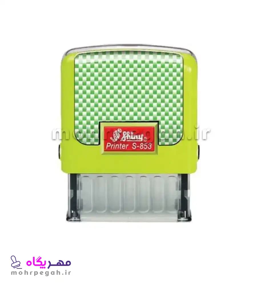 مهر ژلاتینی مستطیل Shiny S-853 — تصویر ۵