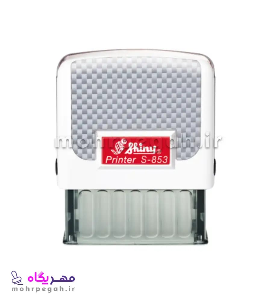 مهر ژلاتینی مستطیل Shiny S-853 — تصویر ۶