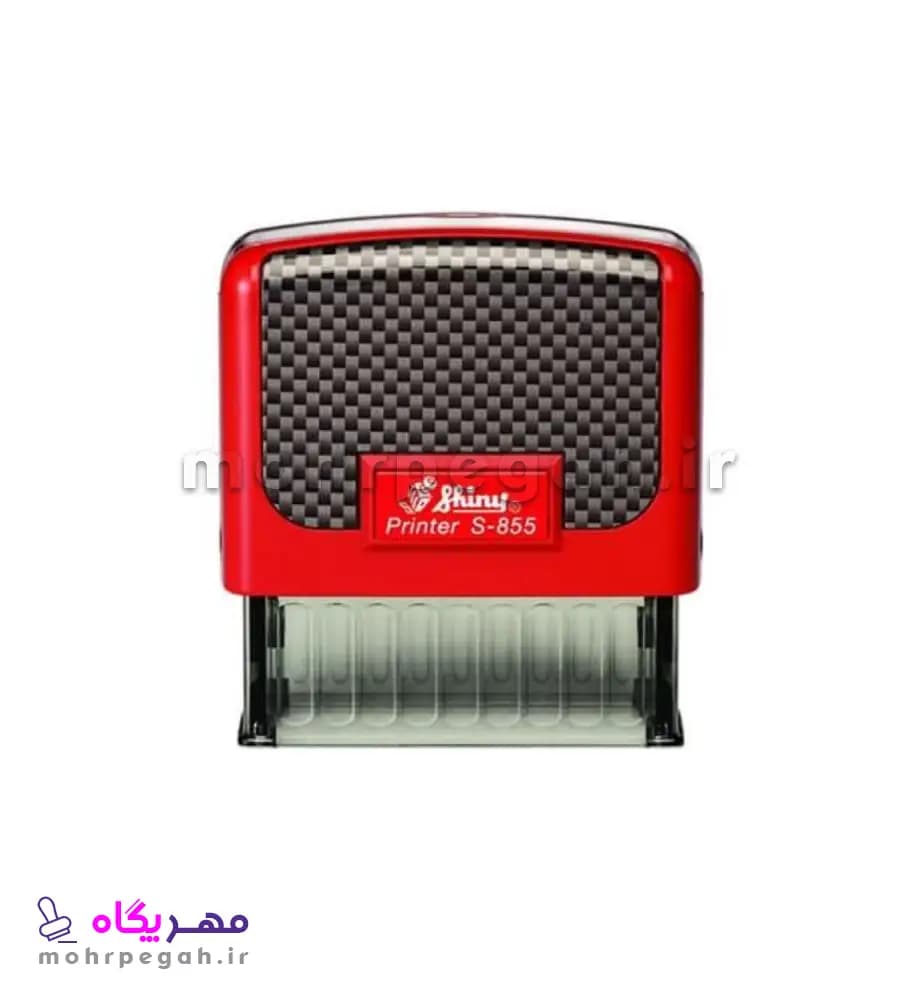 مهر ژلاتینی در پوش دار دلوکس مستطیل Shiny S-855