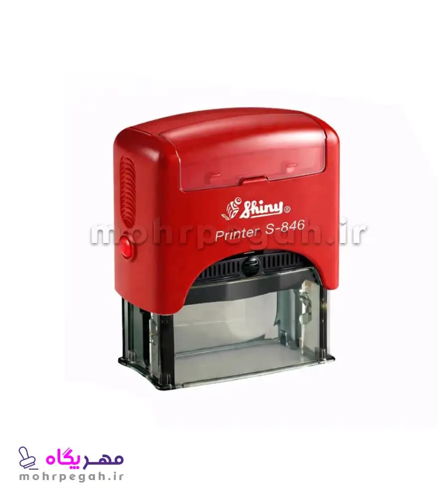 مهر ژلاتینی مستطیل Shiny S-846 — تصویر ۳