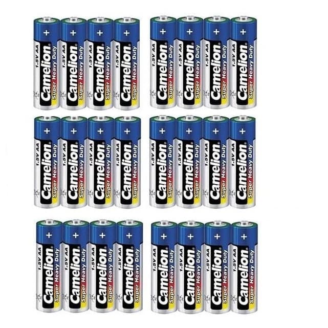 باتری قلمی کملیون مدل Super Heavy Duty بسته 24 عددی — تصویر ۵