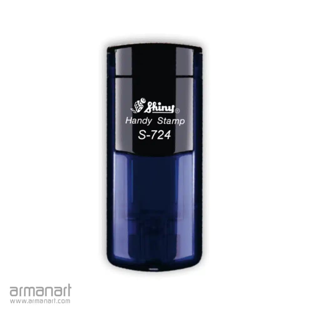 مهر جیبی ژلاتینی مستطیل Shiny S-724 — تصویر ۵