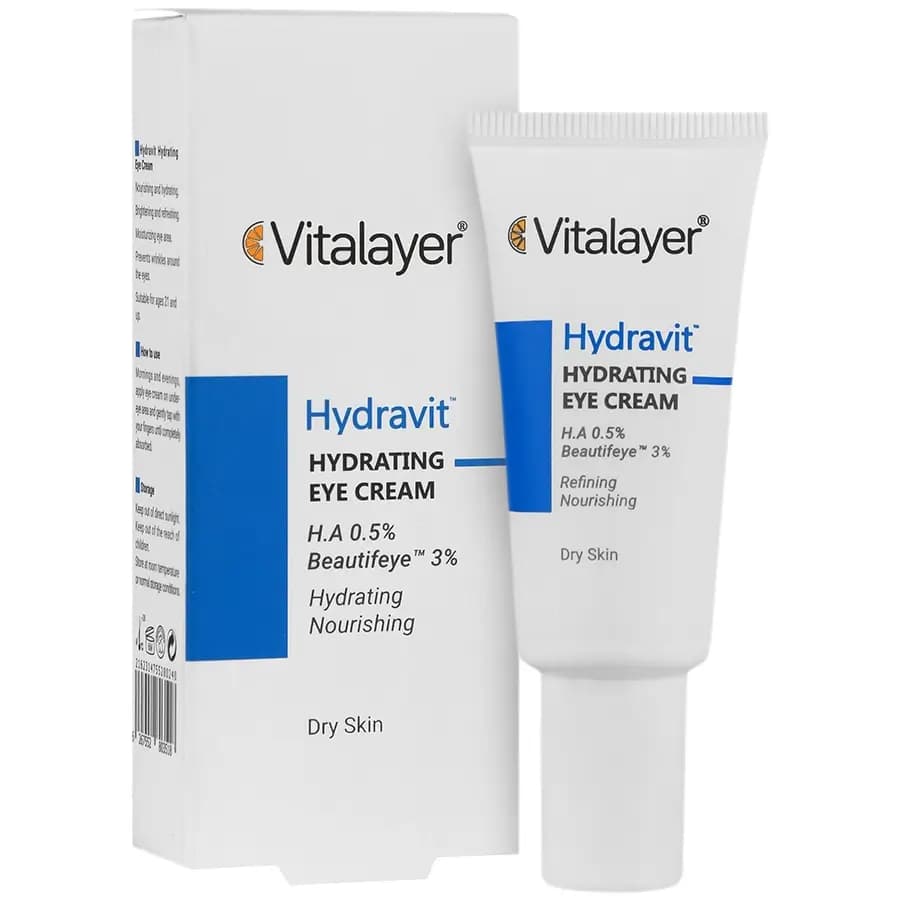 کرم دور چشم ویتالیر مدل Hydra White حجم 20 میلی لیتر — تصویر ۳