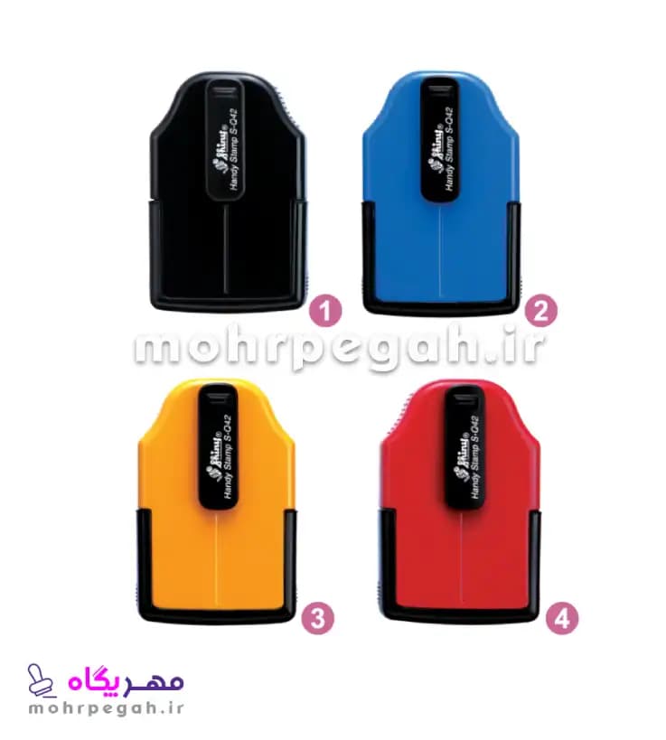 مهر جیبی ژلاتینی مربع Shiny S-Q42 — تصویر ۹