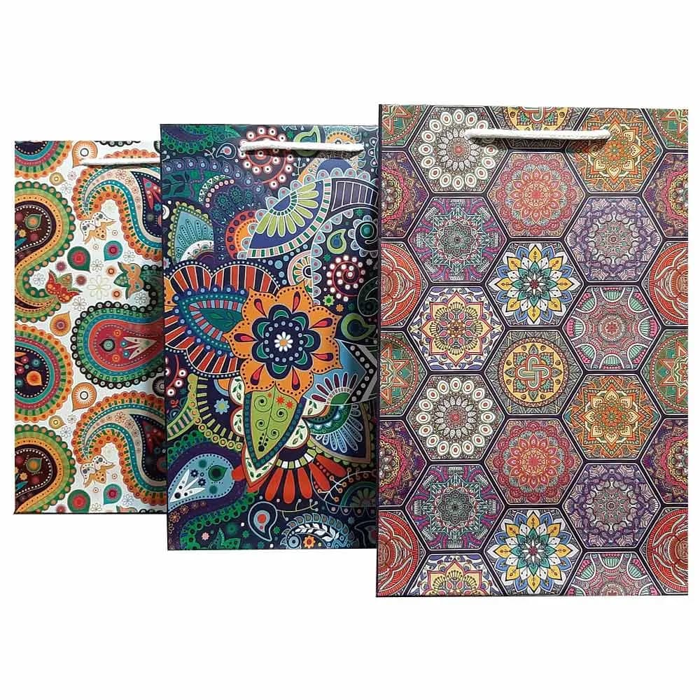 ساک دسته دار کادویی طرح کلاسیک سایز 17 × 26 سانتی متر (A5) — تصویر ۲