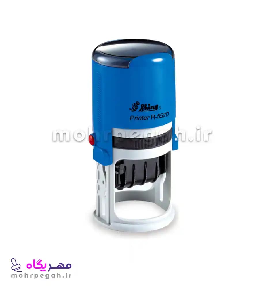 مهر ژلاتینی دایره تاریخ دار Shiny R-552D — تصویر ۵