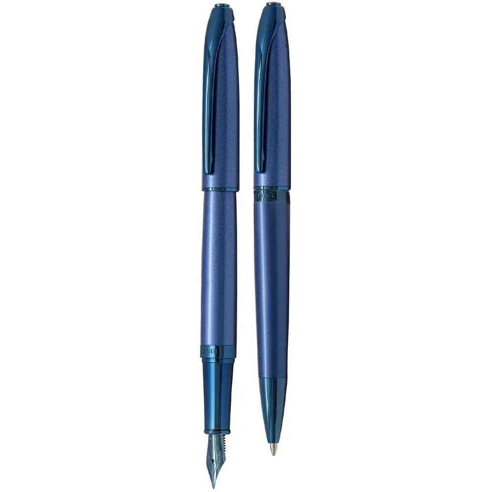 ست خودکار و خودنویس یوروپن مدل EUROPEN RING بدنه مشکی مات گیره زرد — تصویر ۸