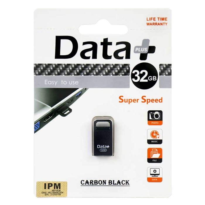 فلش مموری 32 گیگابایت دیتا پلاس مدل DATA PLUS CARBON BLACK — تصویر ۵
