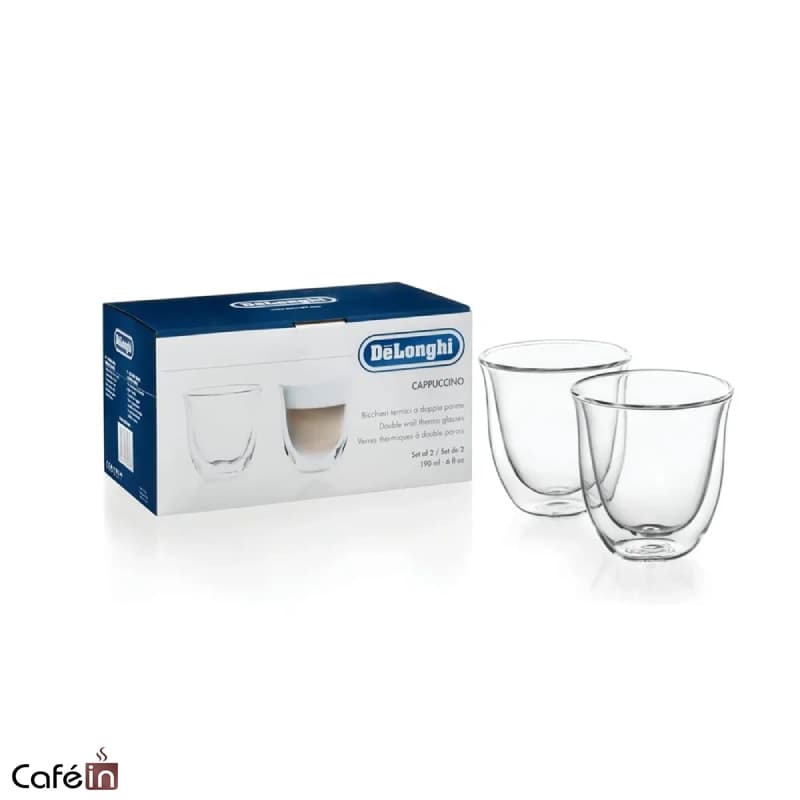 فنجان دوجداره دلونگی کاپوچینو مدل DLSC311 ست 2 عددی — تصویر ۲