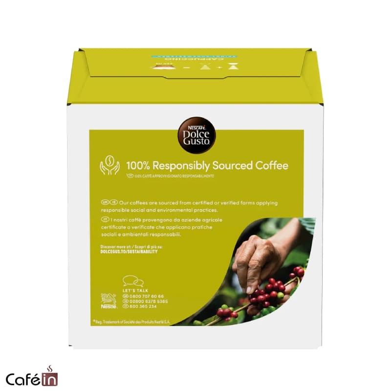 کپسول قهوه دولچه گوستو مدل Cappuccino Skinny & Unsweetened — تصویر ۴