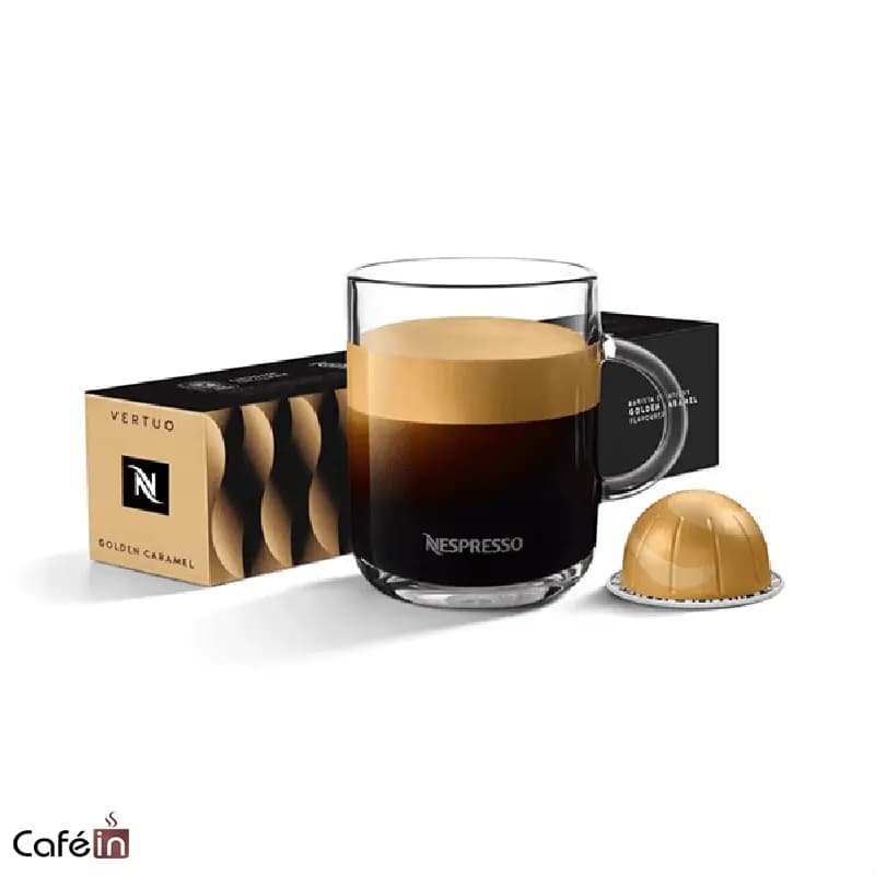 کپسول قهوه نسپرسو ورتو Golden Caramel — تصویر ۳