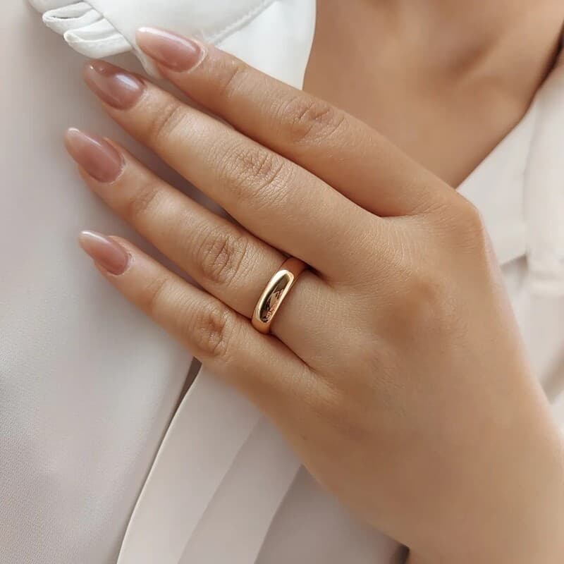 انگشتر طلا حلقه — تصویر ۷