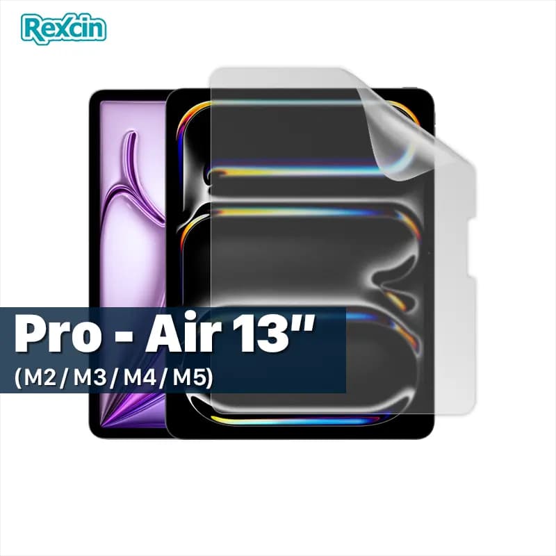 محافظ صفحه نمایش مات آیپد مدل Rexcin Paper-Like مناسب برای iPad Pro 13 (2024/2025) و iPad Air 13 (2024/2025/2026)