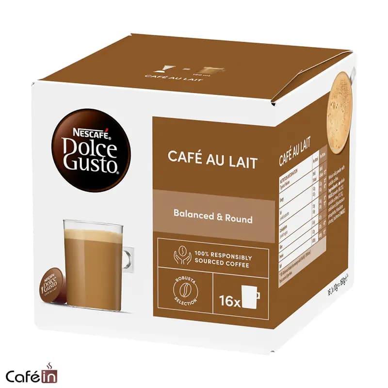 کپسول قهوه دولچه گوستو مدل cafe au lait