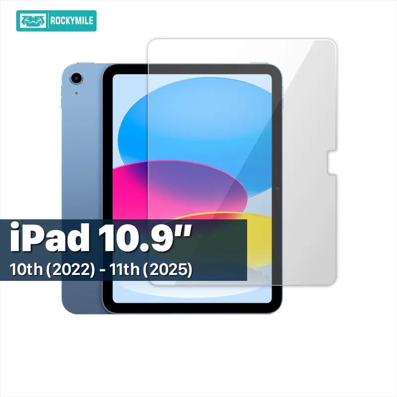 محافظ صفحه نمایش شفاف آیپد مدل ROCKYMILE مناسب برای iPad 11 (2025) و iPad 10 (2022)