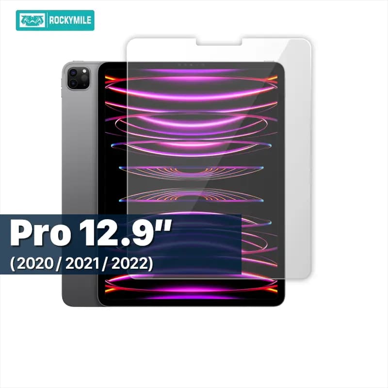 محافظ صفحه نمایش شفاف آیپد مدل ROCKYMILE مناسب برای iPad Pro 12.9 (2020/2021/2022)