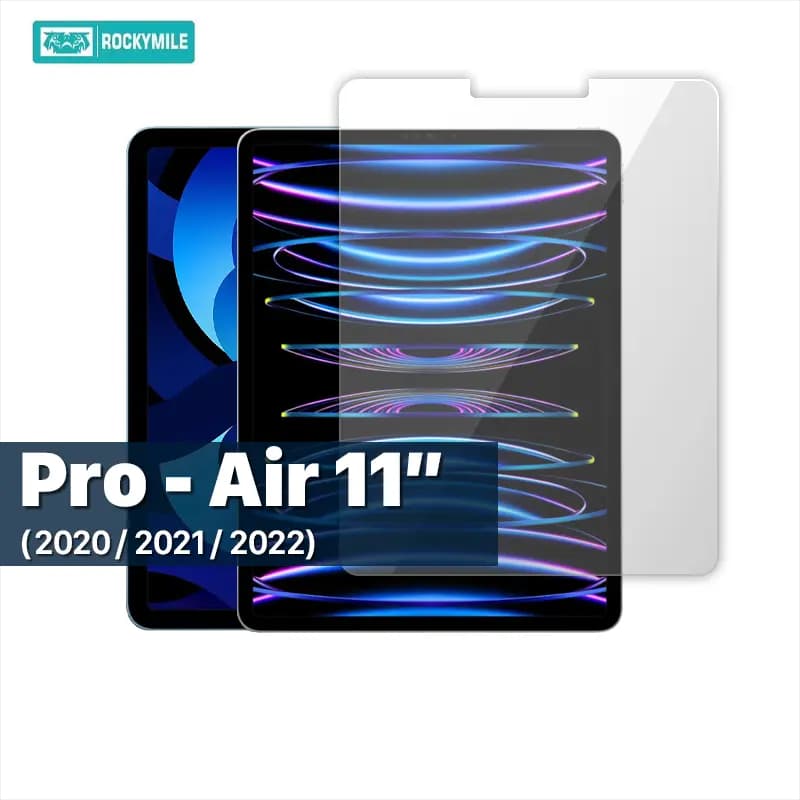 محافظ صفحه نمایش شفاف آیپد مدل ROCKYMILE مناسب برای iPad Pro 11 (2020/2021/2022) و iPad Air 10.9 (2020/2022)