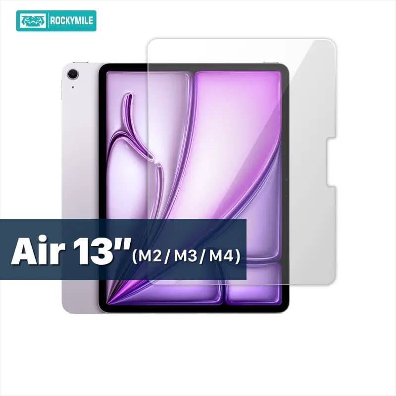 محافظ صفحه نمایش شفاف آیپد مدل ROCKYMILE مناسب برای iPad Air 13 (2024/2025/2026)